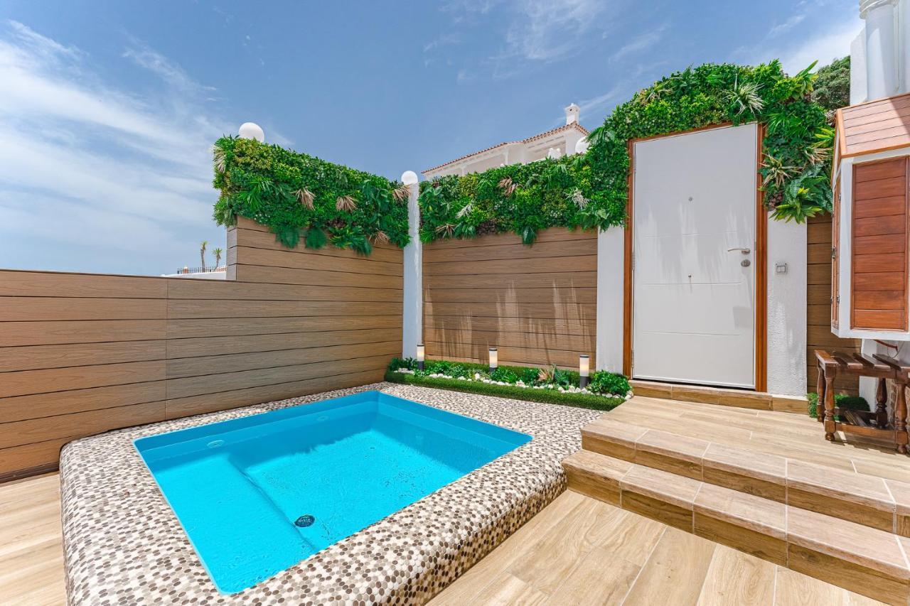 Bungalow Private Pool Bbq Air Conditioning Stunning Ocean View Costa Adeje  Ngoại thất bức ảnh