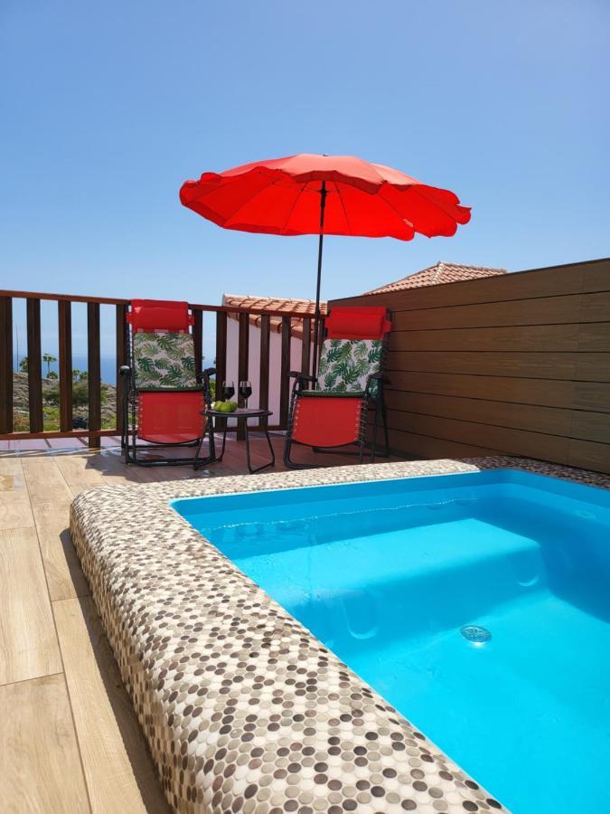 Bungalow Private Pool Bbq Air Conditioning Stunning Ocean View Costa Adeje  Ngoại thất bức ảnh